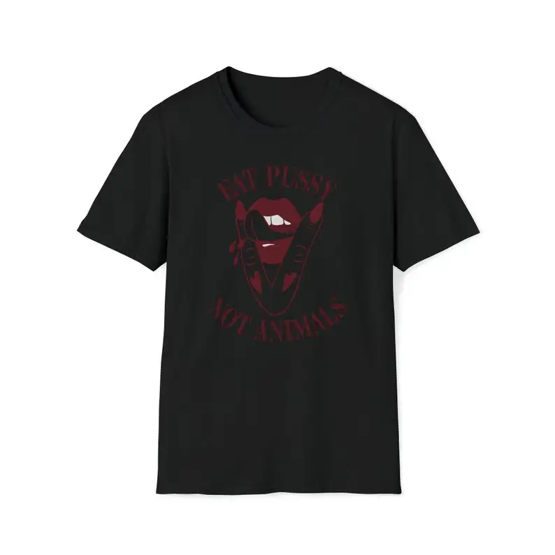 Unisex Vegan T-Shirt Eat Pssy  - Nutrition Fitness review and price
