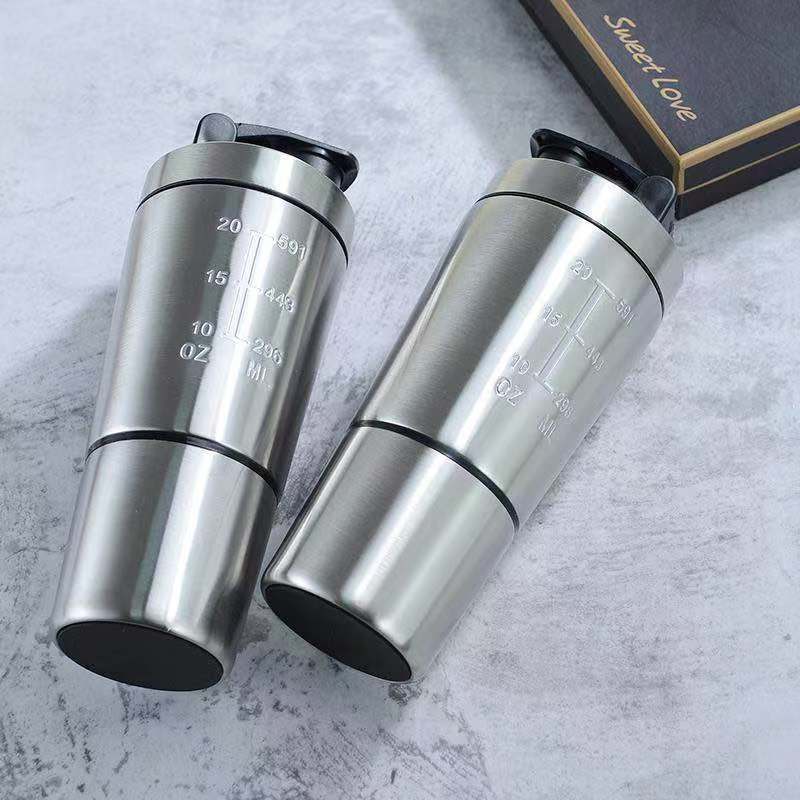 Stainless Steel Protein Shaker - Fitness Nutrition Protein review and price