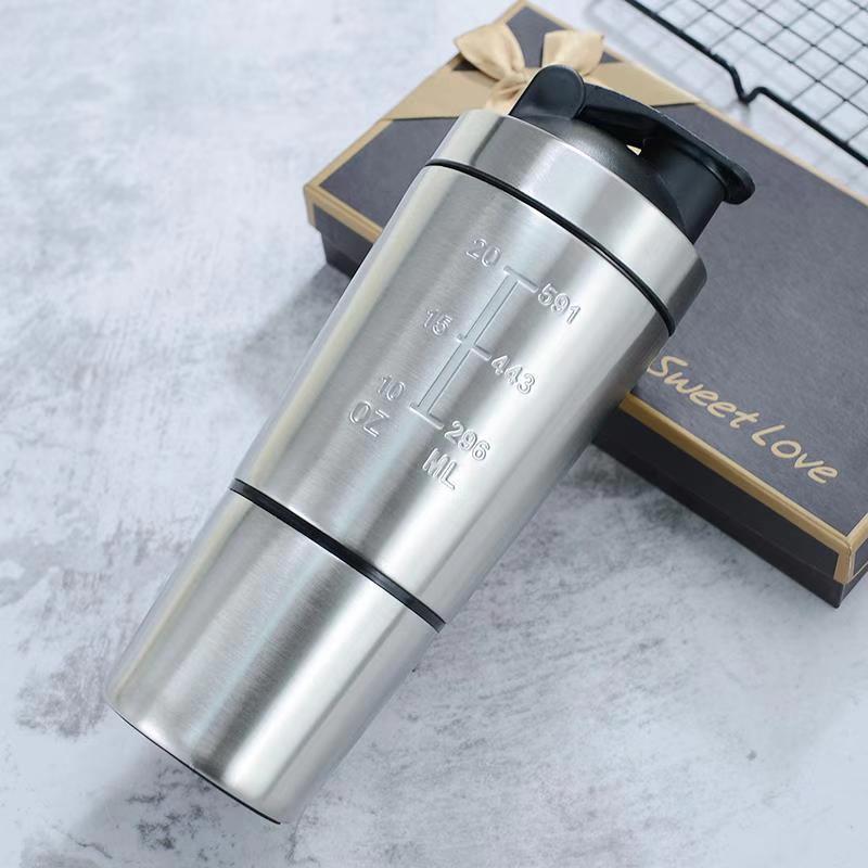 Stainless Steel Protein Shaker - Fitness Nutrition Protein review and price